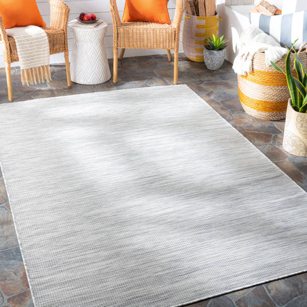 Laurel Foundry Modern Farmhouse Revell Sky Blue Indoor/Outdoor Rug